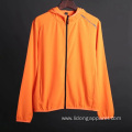 Thin Zip Up Polyester Men Sports Windbreaker Jacket